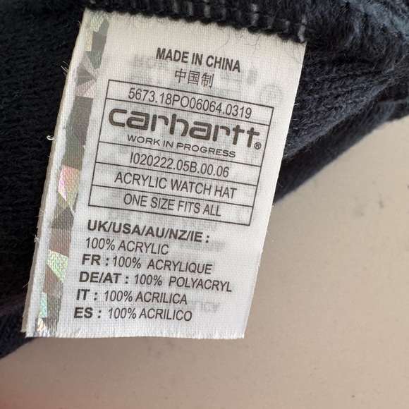 Carhartt work in progress WIP beanies bundle NWOT - Picture 4 of 4